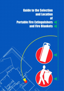 Guide for the Selection and Location of Portable Fire Extinguishers