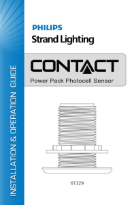 Contact Power Pack (Discontinued) - Photocell