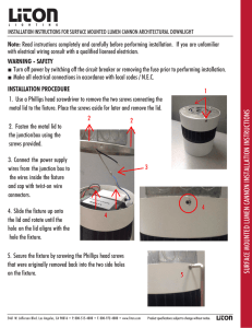 surface mounted lumen cannon installation