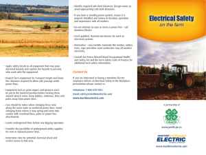 Electrical Safety on the Farm