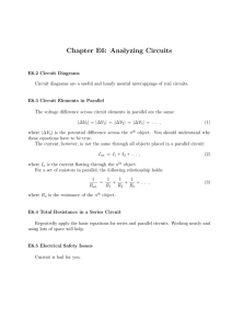 Chapter E6: Analyzing Circuits
