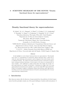 Density functional theory for superconductors