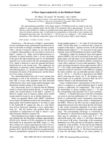d-Wave Superconductivity in the Hubbard Model