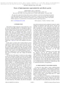 Theory of high-temperature superconductivity and