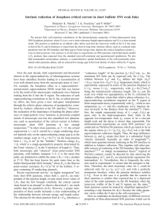 Intrinsic reduction of Josephson critical current in short ballistic SNS