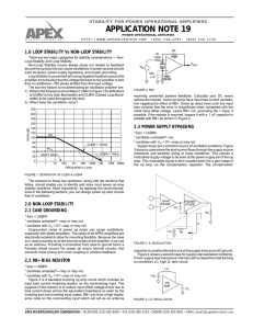 AN-19 - Stability for Power Amplifier