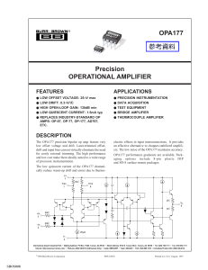 OPA177 - Texas Instruments