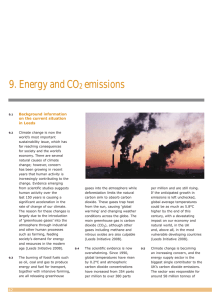 Energy and CO2 emissions