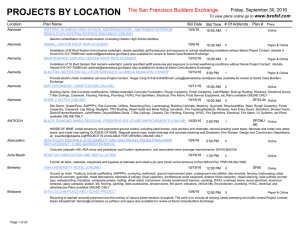 projects by location - Golden State Builders Exchanges
