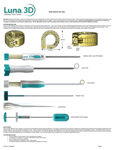 Instructions for Use