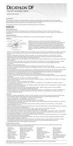 Decathlon ® DF Long-Term Hemodialysis Catheters IFU