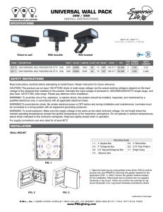 UNIVERSAL WALL PACK