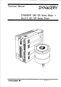 Basic Settings for Operating the Motor