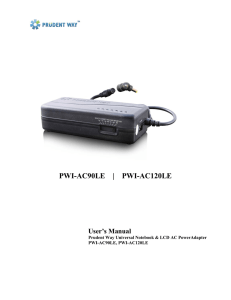 PWI-AC120LE - MCM Electronics