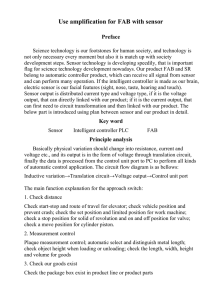 Use rule with sensor and FAB