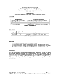 Experiment # 4 - SEAS - The George Washington University