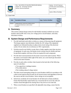 24 01 Enclosed Switches and Circuit Breakers