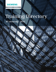 2016 Training Directory