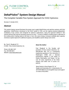Design Manual - Flow Control Industries, Inc.
