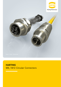 HARTING M8 / M12 Circular Connectors