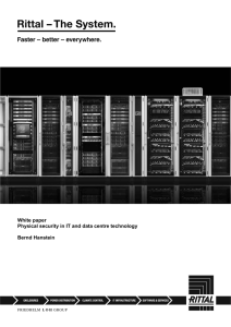 White paper Physical security in IT and data centre