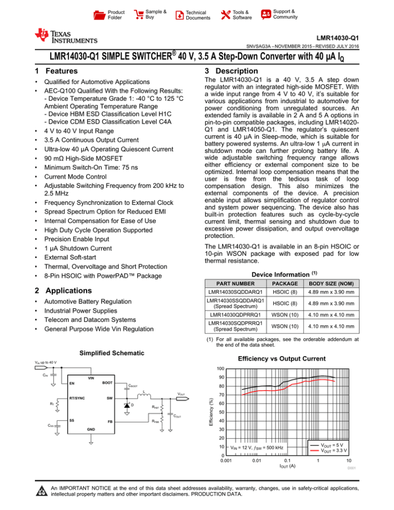 LMR14030Q1 Texas Instruments