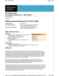 Interconexion Electrica S.A. E.S.P. (ISA)