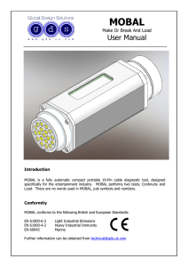 User Manual - Stage Lighting Services