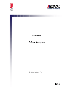 Handbook - C-Bus Analysis