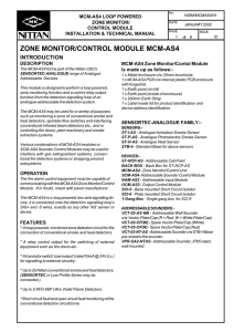 zone monitor/control module mcm-as4