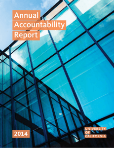 UC Annual Accountability Report 2014