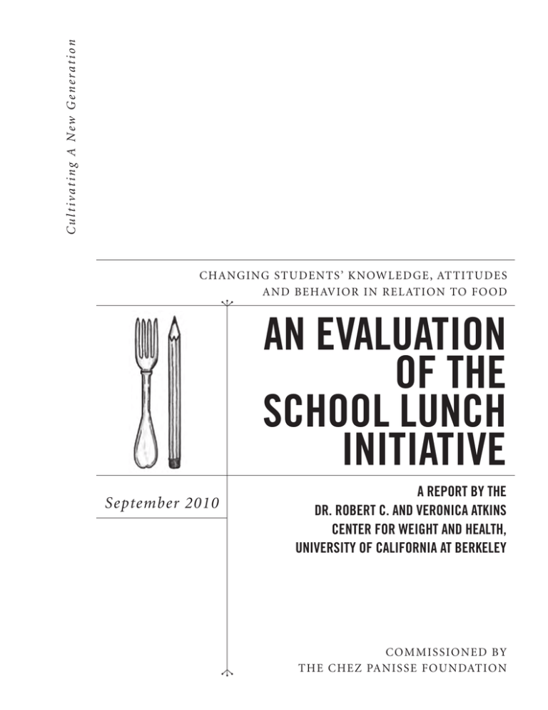 school lunch research paper