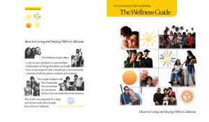 University of California, Berkeley Wellness Guide