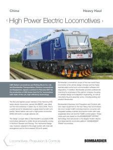 High Power Electric Locomotives