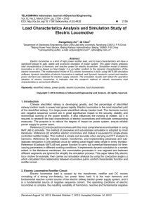 Load Characteristics Analysis and Simulation Study of Electric