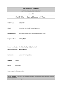 EELEC_7_Y1 ELEC6019 Electrical Science AC Theory