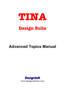 Advanced Topics Manual