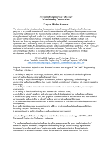 Program Educational Objectives and Student Outcomes ( PDF )