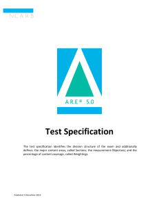 Test Specification