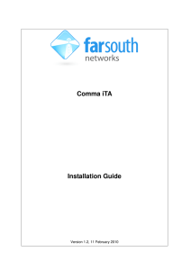 Comma iTA Installation Guide