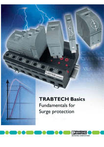 TRABTECH Basics Fundamentals for Surge protection