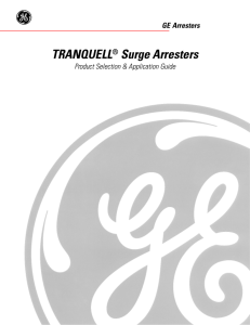 TRANQUELL® Surge Arresters