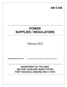 POWER SUPPLIES / REGULATORS