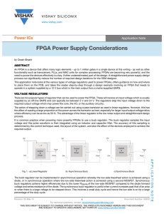 FPGA Power Supply Considerations