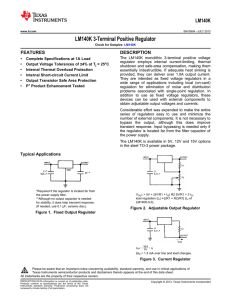 LM140K Series 3-Terminal Positive Regulators