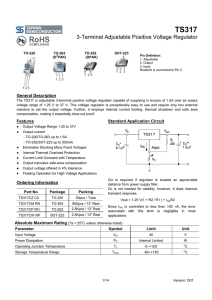 3-Terminal Adjustable Positive Voltage Regulator