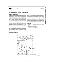 LM109/LM309 5-Volt Regulator