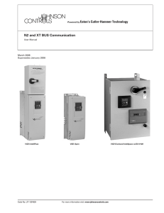N2 and XT BUS Communication User Manual
