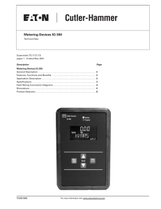 Metering Devices IQ 300