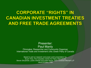 What the F$#@ is a FIPA? Corporate “rights” in Canada`s investment